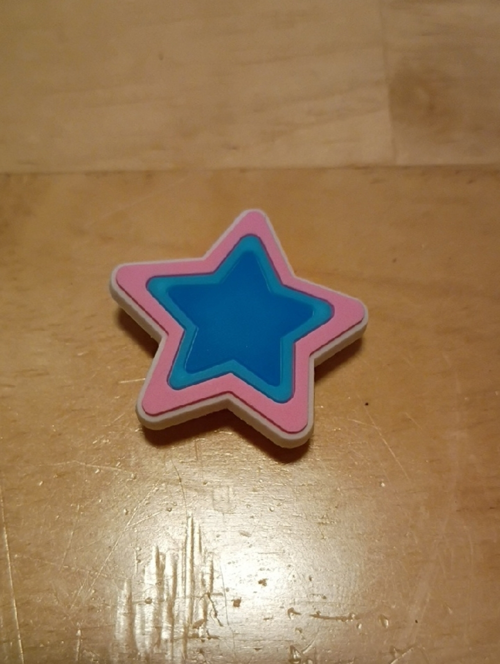 10 for $10 Jibbitz Croc Charms - Pink & Blue Star 2 - New Shoe Charm